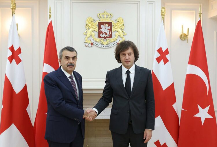 Bakan Tekin, Gürcistan Başbakanı Kobakhidze ile görüştü