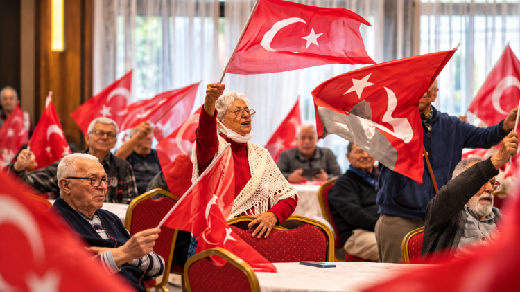 Huzurevinde coşkulu 29 Ekim balosu