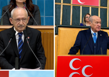 Bahçeli, Kılıçdaroğlu ile Meclis'te bir araya geldi
