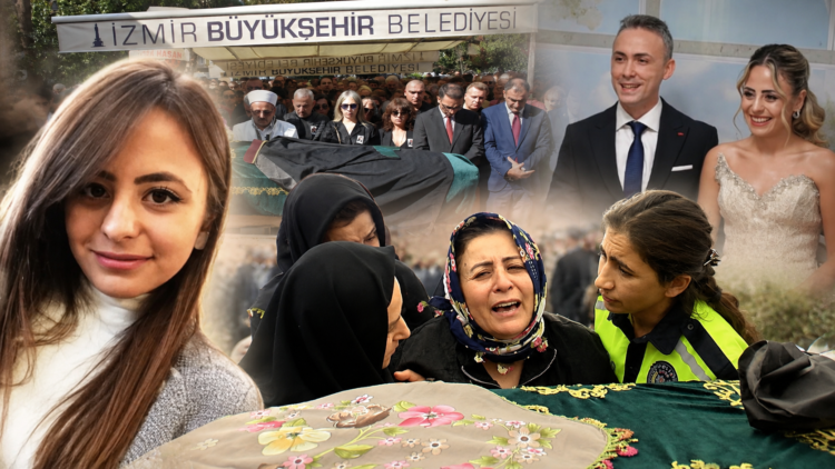İzmir’de nişanlısı tarafından öldürülen 26 yaşındaki avukat Özge Penbegül’e acı veda! Tabutuna avukat cübbesi örtüldü