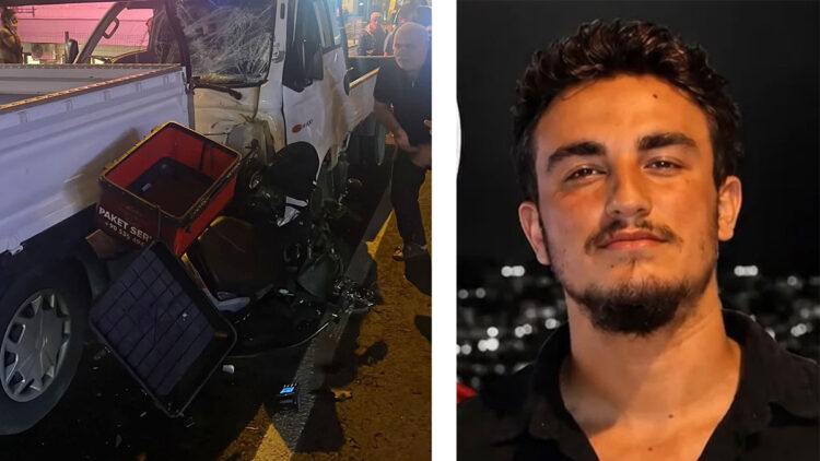 Kamyonet ile çarpışan motosikletin sürücüsü öldü