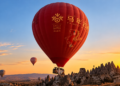 Kapadokya’da balonlar Gazze için havalandı