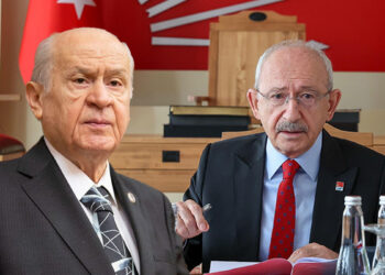 Devlet Bahçeli, Kemal Kılıçdaroğlu ile Meclis'te bir araya geldi