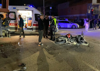 Bursa'da motosiklet ile sepetli vinç çarpıştı: 1 ölü, 1 ağır yaralı