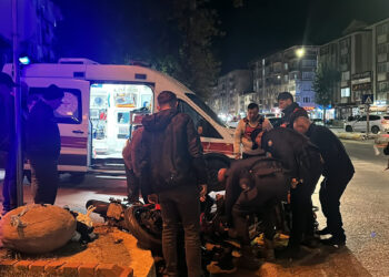 Edirne'de iki motosikletin çarpıştı, 1 kişi yaralandı