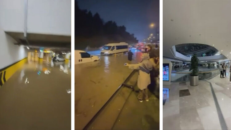 İstanbul'da sağanak AVM'yi su altında bıraktı! Alışveriş merkezi tahliye tahliye edildi