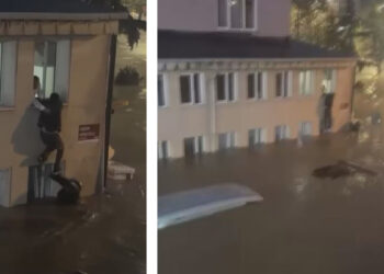 İstanbul'da sağanak felaketi! Sarıyer'de sel suları araçları sürükledi, o anlar kamerada