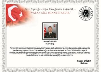 Pençe-Kilit bölgesinden acı haber: 1 asker şehit oldu
