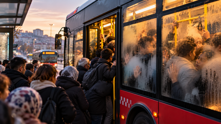 Keçiören Aktepe otobüsleri ve kuantum fiziğini alt eden yolcu kapasitesi