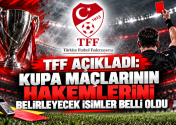 TFF açıkladı: Kupa maçlarının hakemlerini belirleyecek isimler belli oldu