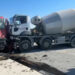 Avcılar’da iki beton mikseri çarpıştı; yaralı şoför hastaneye kaldırıldı