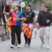 Barcelona taraftarları Sultanahmet Meydanı'nda toplandı, renkli görüntüler oluşturdular