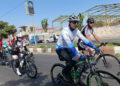 İran'da öldürülen çocuklar için 2 bin 865 kilometre pedal çevirdiler