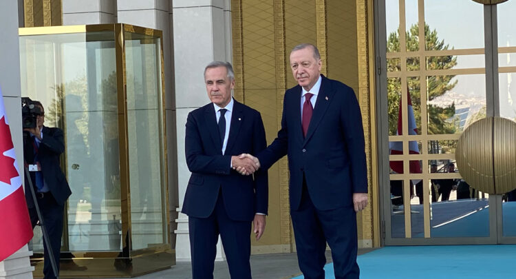 Cumhurbaşkanı Erdoğan, Kanada Başbakanı Carney'i resmi törenle karşıladı