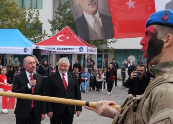 Çorum’da Cumhuriyet Bayramı coşkusu: Bando ve mehteran ekipleri konser verdi