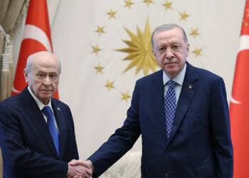 Cumhurbaşkanı Erdoğan, Devlet Bahçeli'yi kabul etti