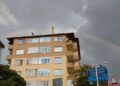 Ataşehir’de yağmur sonra gökkuşağı