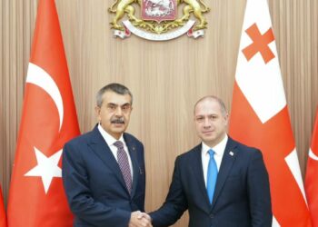 Bakan Tekin, Gürcistan Eğitim, Bilim ve Gençlik Bakanı Mikanadze ile görüştü