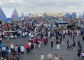 Şanlıurfa’da yağmura rağmen TEKNOFEST’e ziyaretçi akını