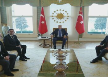 Cumhurbaşkanı Erdoğan, Çekmeköy Belediye Başkanı Orhan Çerkez'i kabul etti