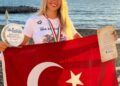 Eda Savcıgil, Catalina Kanalı'nı rekorla yüzdü