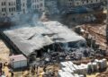 Tuzla’da işçi konteynerlerinde çıkan yangın söndürüldü