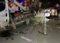 Bursa'da motosiklet ile sepetli vinç çarpıştı: 1 ölü, 1 ağır yaralı