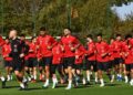 A Milli Futbol Takımı, İtalya maçının hazırlıklarını tamamladı
