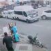 4 aracın karıştığı zincirleme kaza kamerada