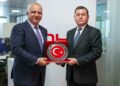 Kazakistan Başkonsolosu Sary’dan DHA’ya ziyaret
