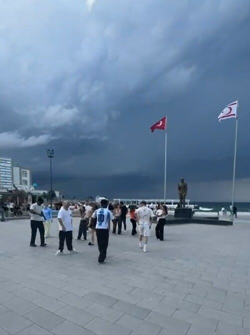 DHA’nın haberinin ardından ünü sınırı aşan 'Salla Dansı’ Girne’den kameraya yansıdı