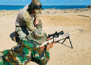 Libya SAT Timi, Libya Deniz Özel Kuvvetler Eğitim Merkezi Komutanlığı'nda eğitim veriyor