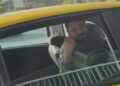 Küçükçekmece'de taksi şoförü ile 2 kadın yolcunun 'yardım' tartışması kamerada