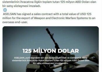 ASELSAN'dan 125 milyon dolarlık ihracat anlaşması