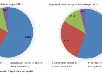 TÜİK: Gayrisafi milli hasıla 2025 yılında 62,2 trilyon lira oldu