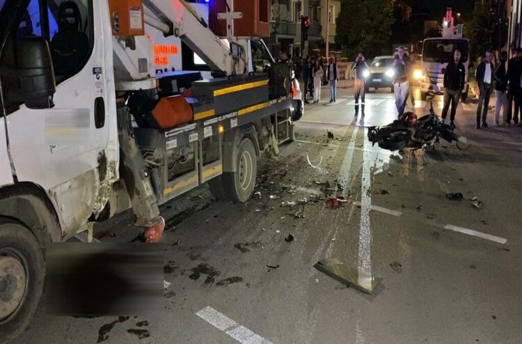 Motosikletle vincin çarpıştığı kazada yaralanan Mustafa Can, 5 gün sonra öldü
