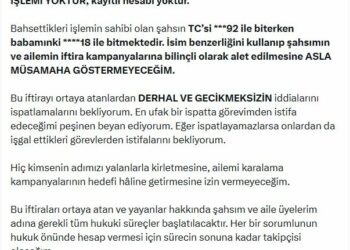 Bakan Göktaş: Fon meselesi üzerinden şahsımı ve ailemi hedef alan iddialar iftiradır