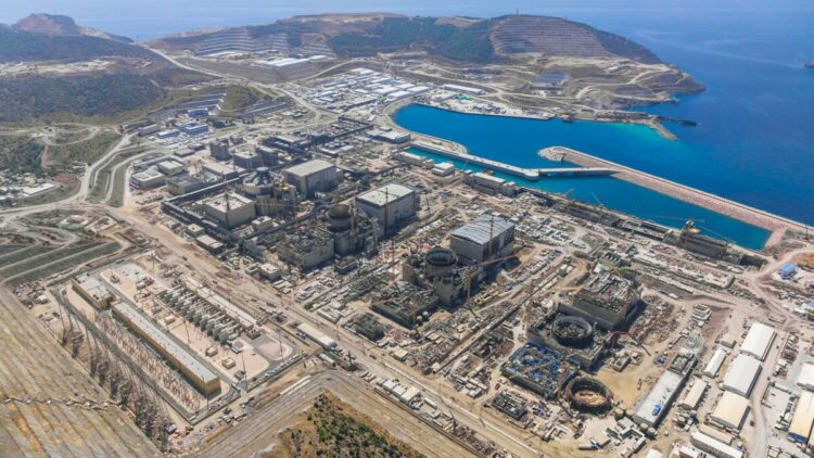 Akkuyu NGS’nin 1’inci güç ünitesinde hidrolik testler gerçekleştirildi