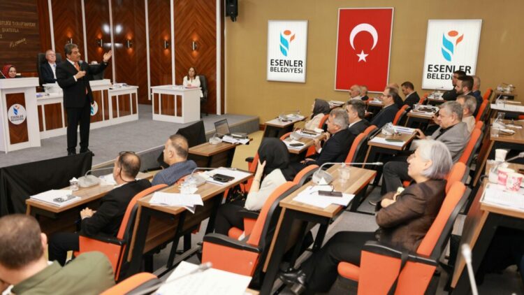 Esenler Belediyesi ekim ayı meclis toplantısı gerçekleşti