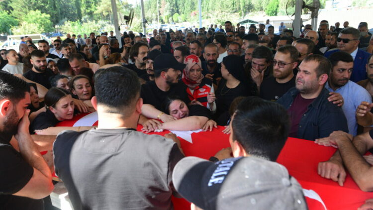 KKTC açıklarındaki gemi kazasında ölen Mehmet Nuri, toprağa verildi