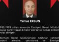Eski Emniyet Genel Müdürü Yılmaz Ergun hayatını kaybetti