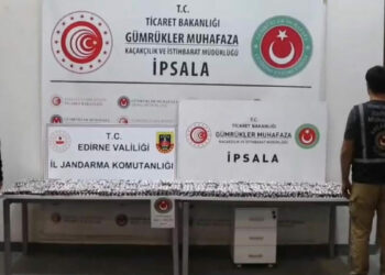 İpsala Sınır Kapısı’nda 17 bin 121 uyuşturucu hap ele geçirildi