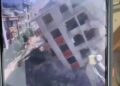 Küçükçekmece'de kentsel döşümdeki 7 katlı bina yıkım sırasında çöktü