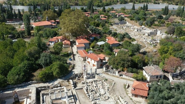 3 bin 500 yıllık Stratonikeia Antik Kenti havadan görüntülendi
