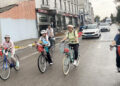 Edirne'de, Gazze ve Doğu Türkistan için pedal çevirdiler