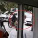 Ankara’da motosiklet ile otomobilin çarpıştığı kaza kamerada: 1 yaralı