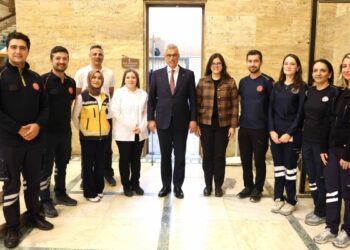 Bakan Memişoğlu'ndan, TBMM İlk Yardım Merkezi’ne ziyaret