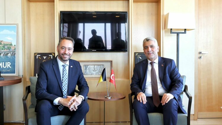 Bakan Bolat, Belçika Başbakan Yardımcısı Prevot ile görüştü