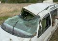Kastamonu'da minibüs, şarampole devrildi: 2 yaralı