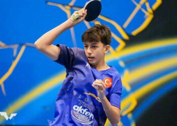 Milli sporcu Görkem Öçal, Avrupa Masa Tenisi Şampiyonası'nda mücadele ediyor